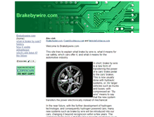 Tablet Screenshot of brakebywire.com
